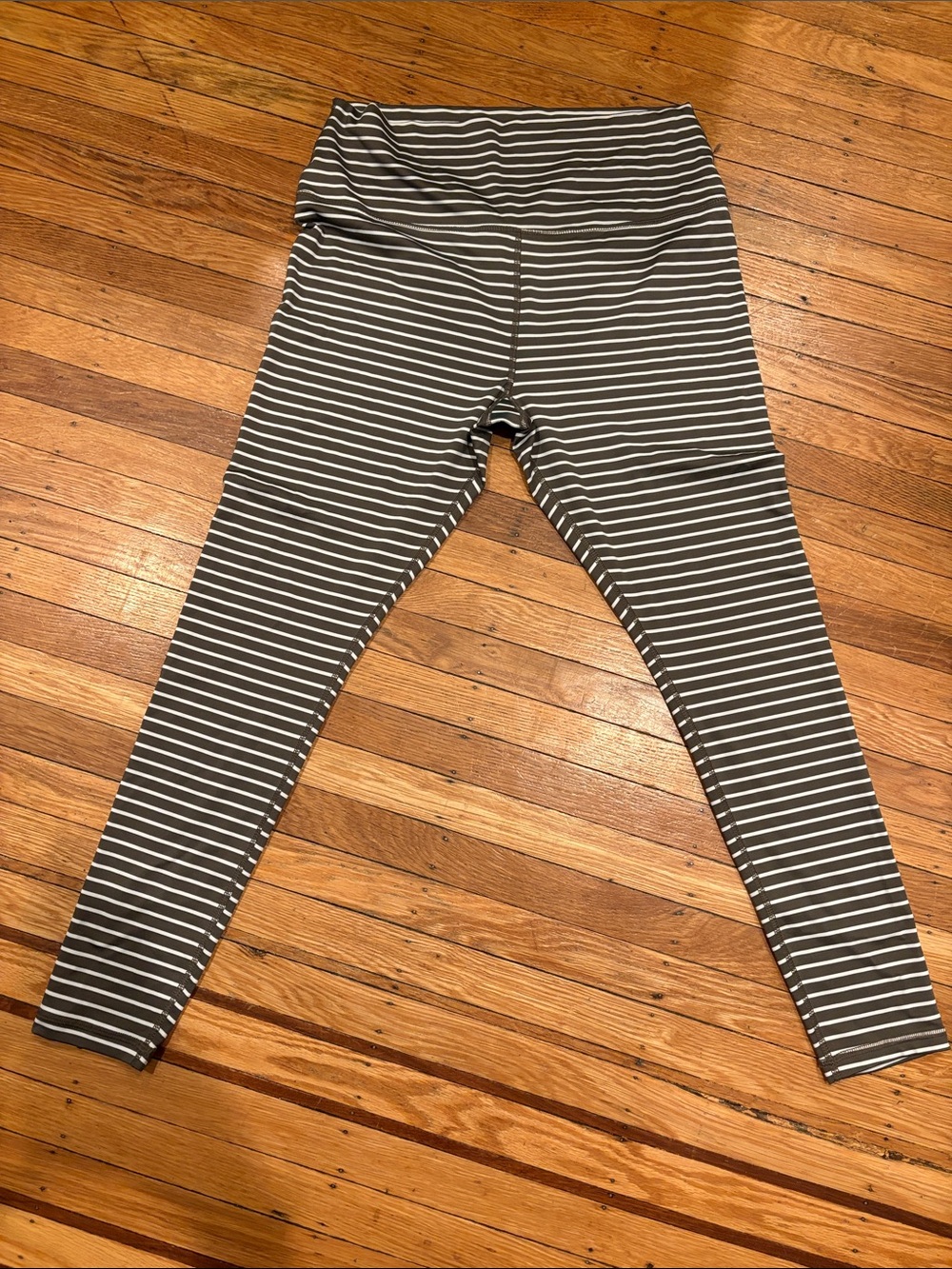 Scorpio Sol brown and White Striped Leggings